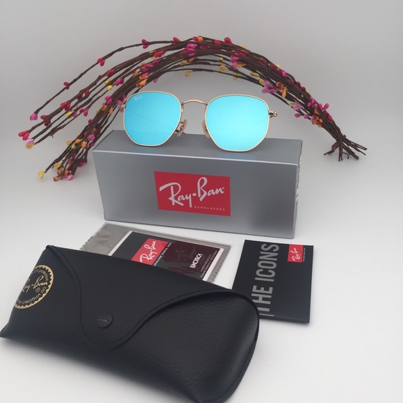 RB3548N New Light Blue Gradient Flash Authentic main image 7
